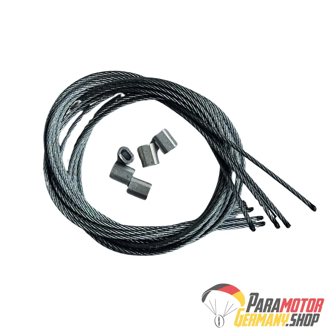 MP141.5 Security cable 45 cm with Aluminum clamp (Set of 5) | Vittorazi Atom80 Moster185 Cosmos300