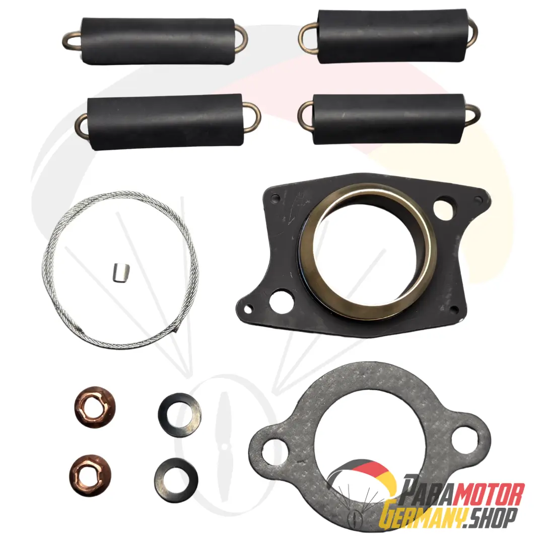 C201 Exhaust flange, with assembled Bushing 40/50 hours and Springs (includes: C137 - M019) | Vittorazi