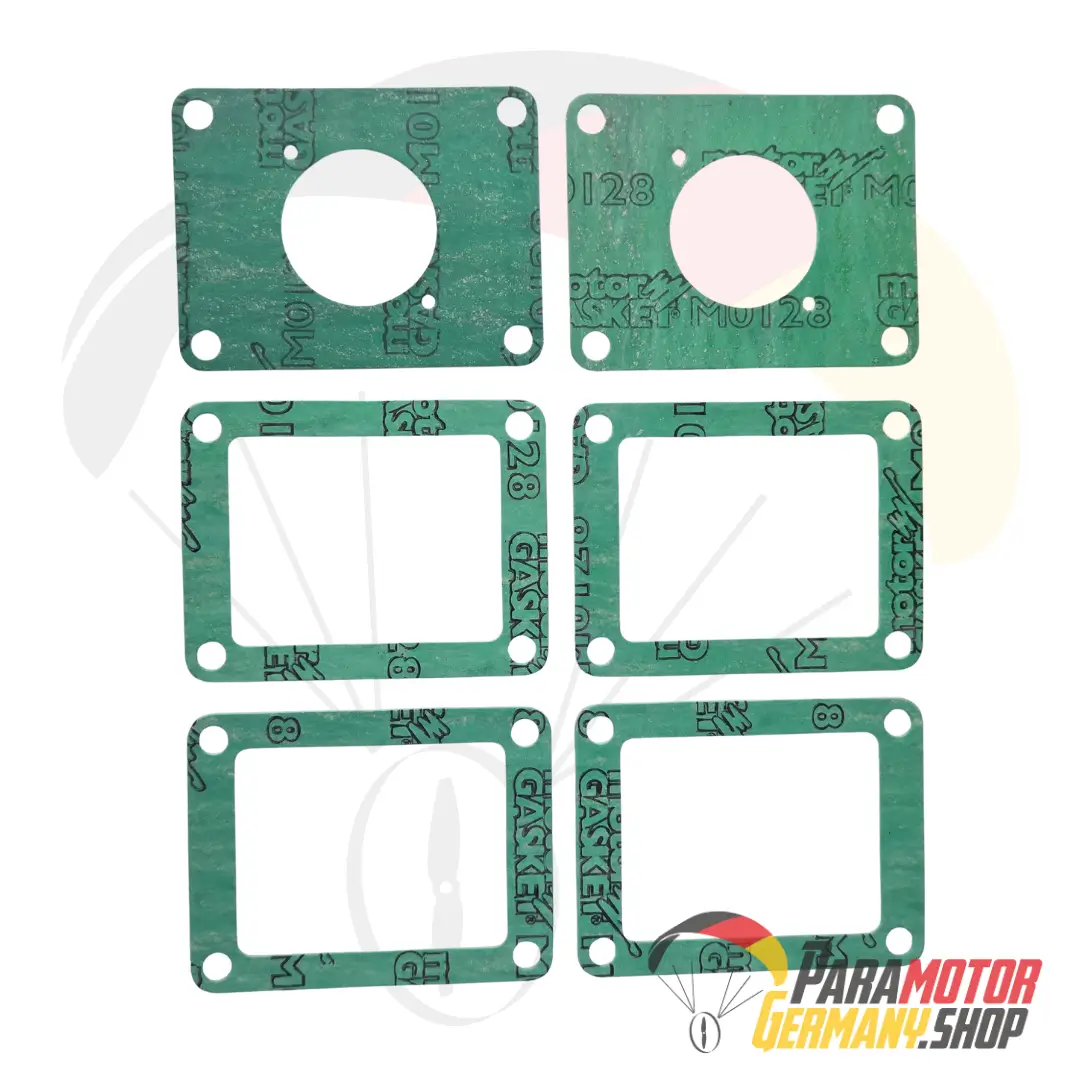 C083a.2 Reed valve gaskets - Carter and Carburetor side (Internal pulse circuit) (Set of 2) | Vittorazi