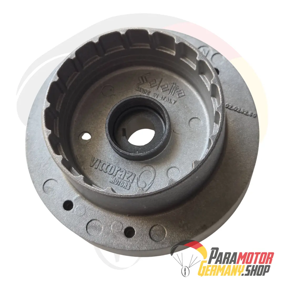 M034s Flywheel (Selettra) with Aluminum toothed pulley incorporated ◊ | Vittorazi