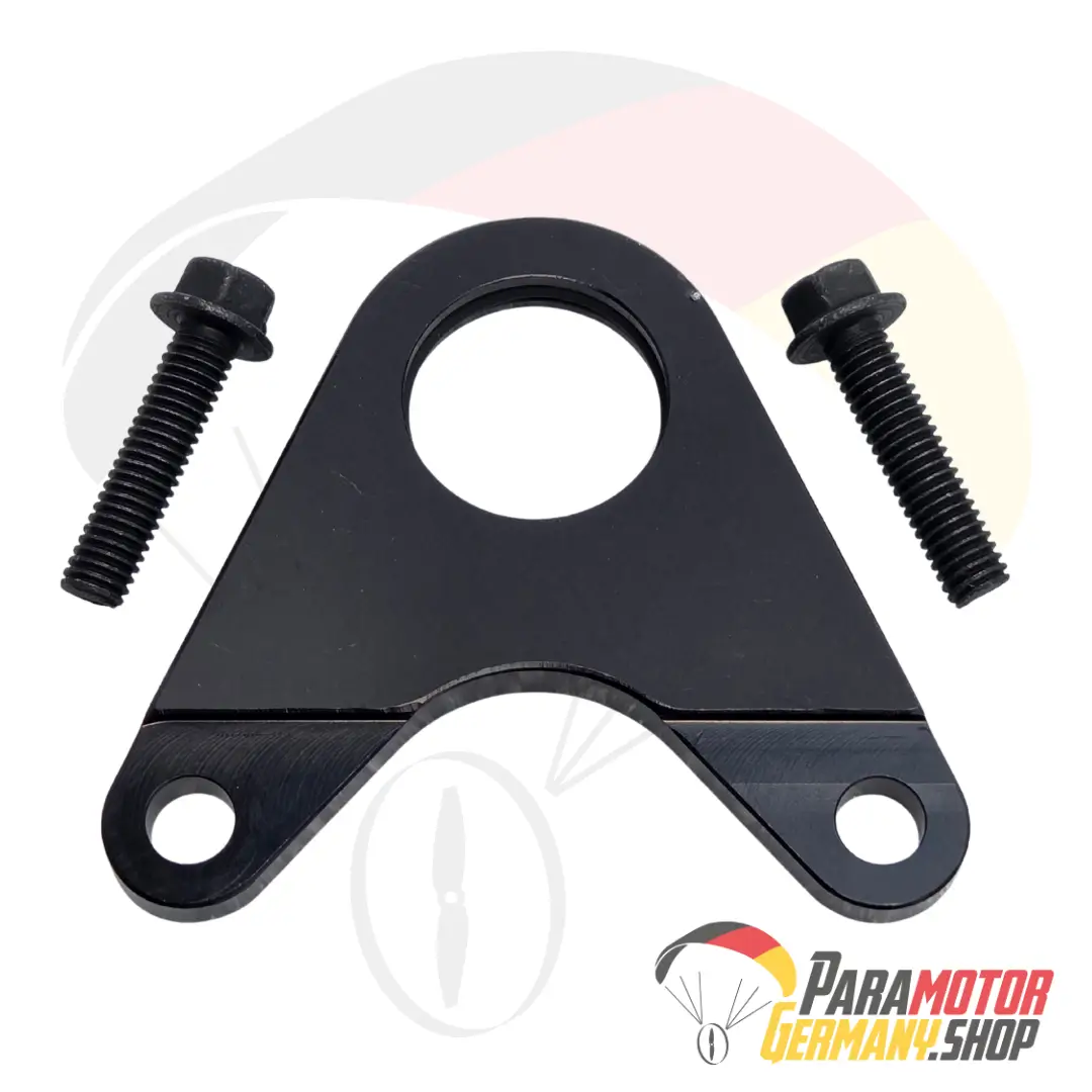 ME300 Support plate for electric starter with O-ring and Bolts, black | Vittorazi