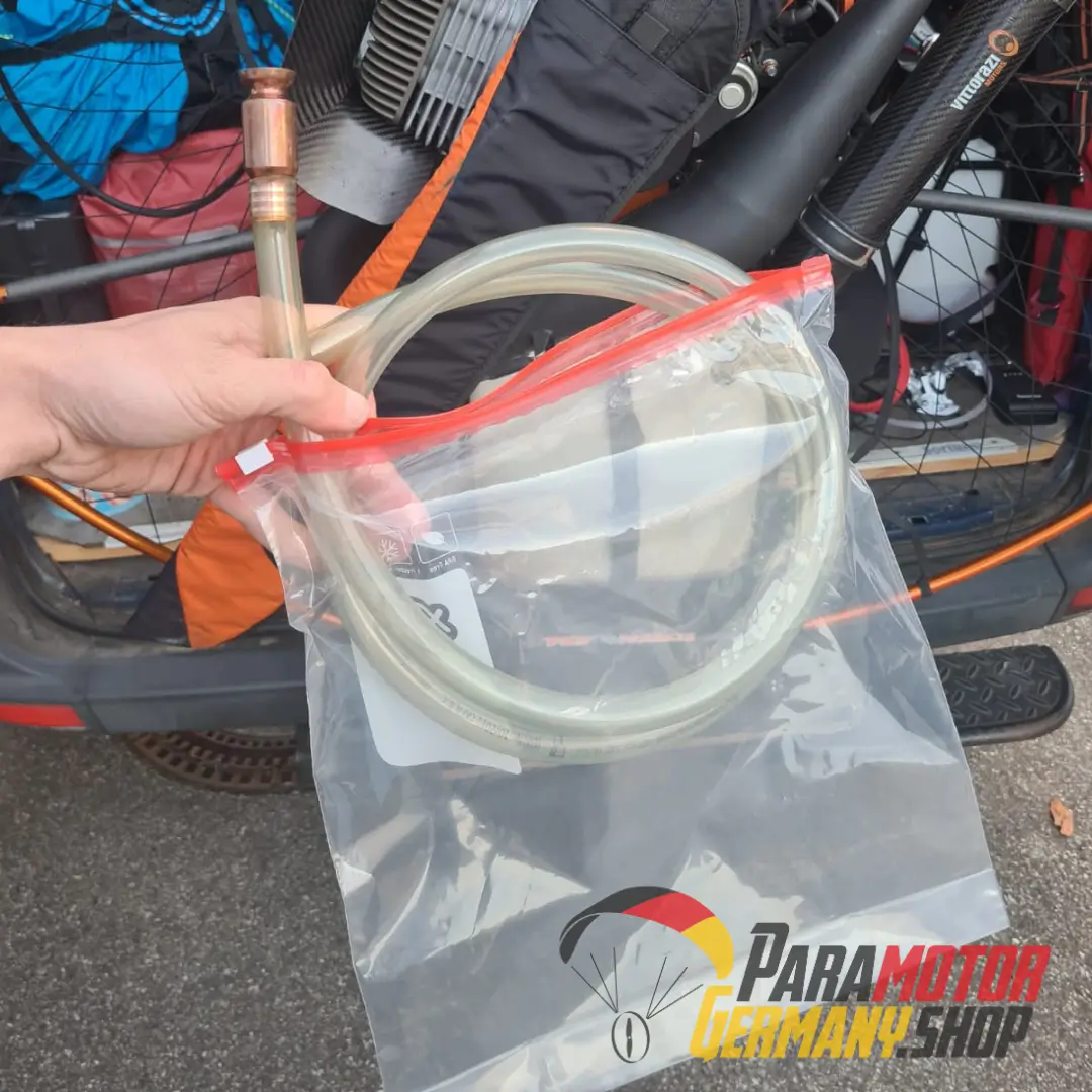Foil bag for shaking hose Storage without gasoline odor