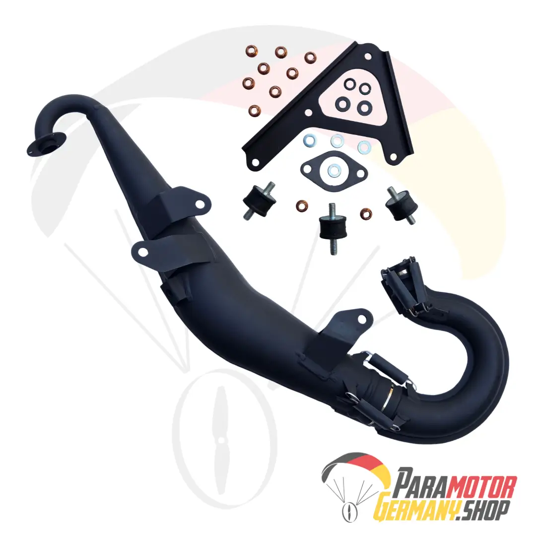 MI200e MY25 Exhaust black and Plate (without Silencer) | Vittorazi