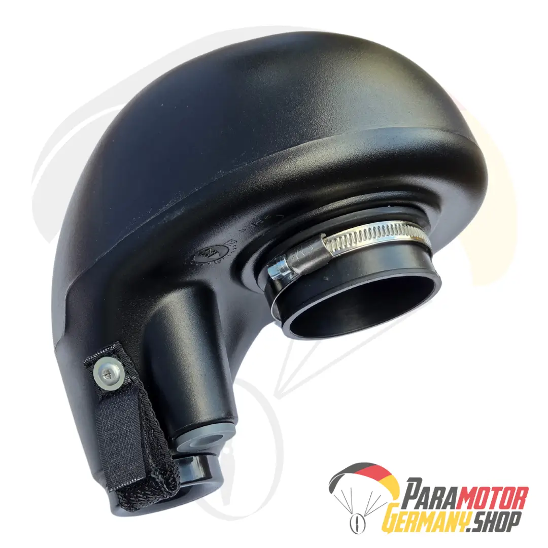 AT093d Air-box silencer complete for WB carburetor with safety band and support plate MY25 | Vittorazi  