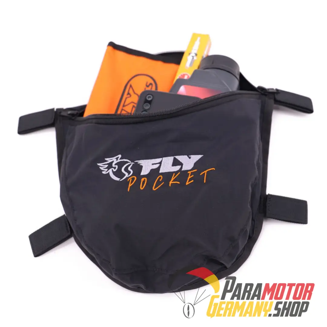 FlyPocket Seitentasche Rider Comfort Motorschirm Gurtzeug