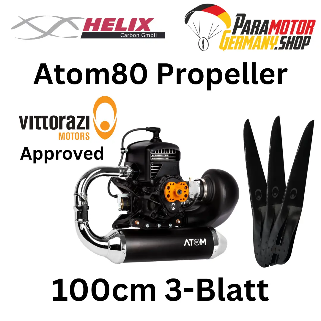 Propeller Atom80 100cm 3-Blatt Vittorazi Helix Carbon PAH000 Propeller Atom80 100cm 3-Blatt Vittorazi Helix Carbon PAH000
