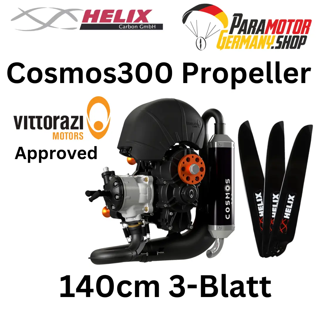 Propeller Cosmos300 140cm 3-Blatt Vittorazi Helix Carbon PCH001