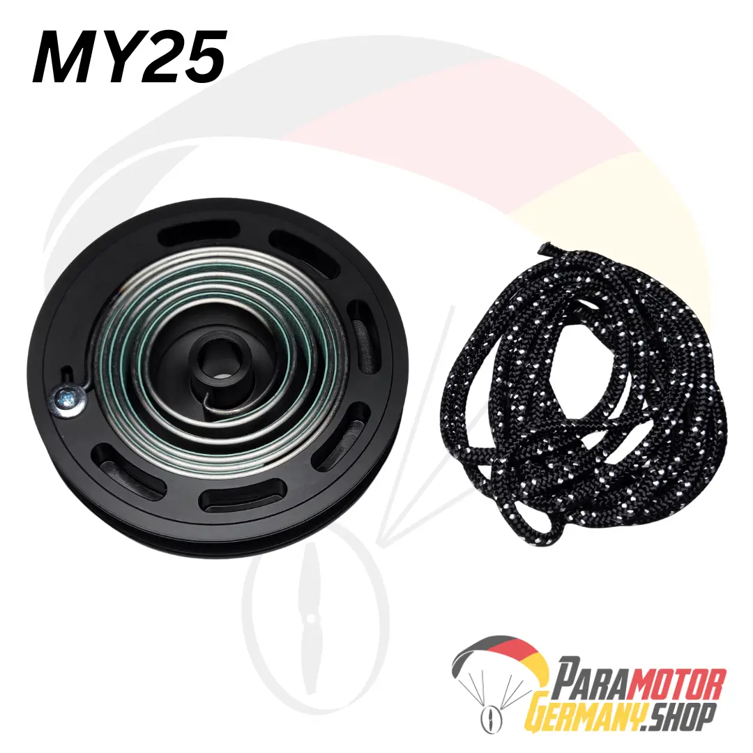 MP052a MY25 Plastic pulley with assembled Easy start spring and Rope  | Vittorazi 