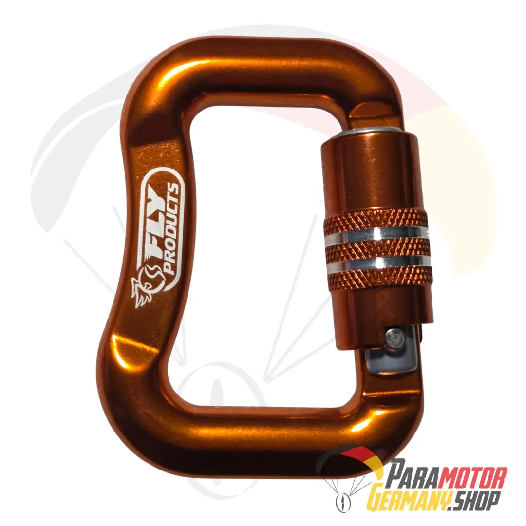 24kN Paramotor Aluminium Karabiner | FlyProducts