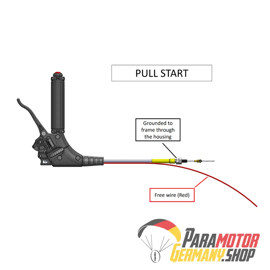 Gasgriff Pull Start - Handstart Membranvergaser | Off-Grid Aviation