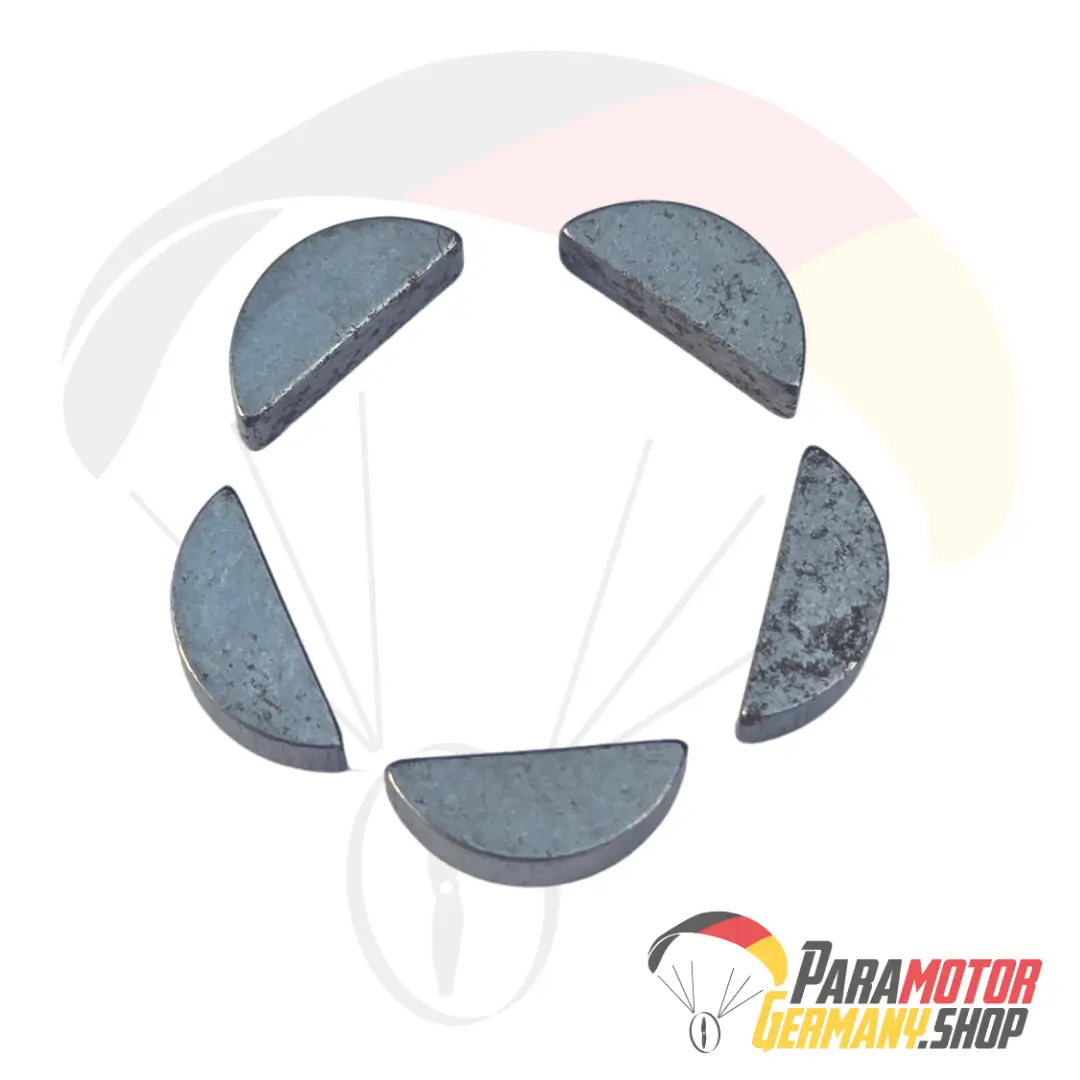 M035.5 Key-hole tang 3 x 3,7 mm DIN 6888 (Set of 5) | Vittorazi