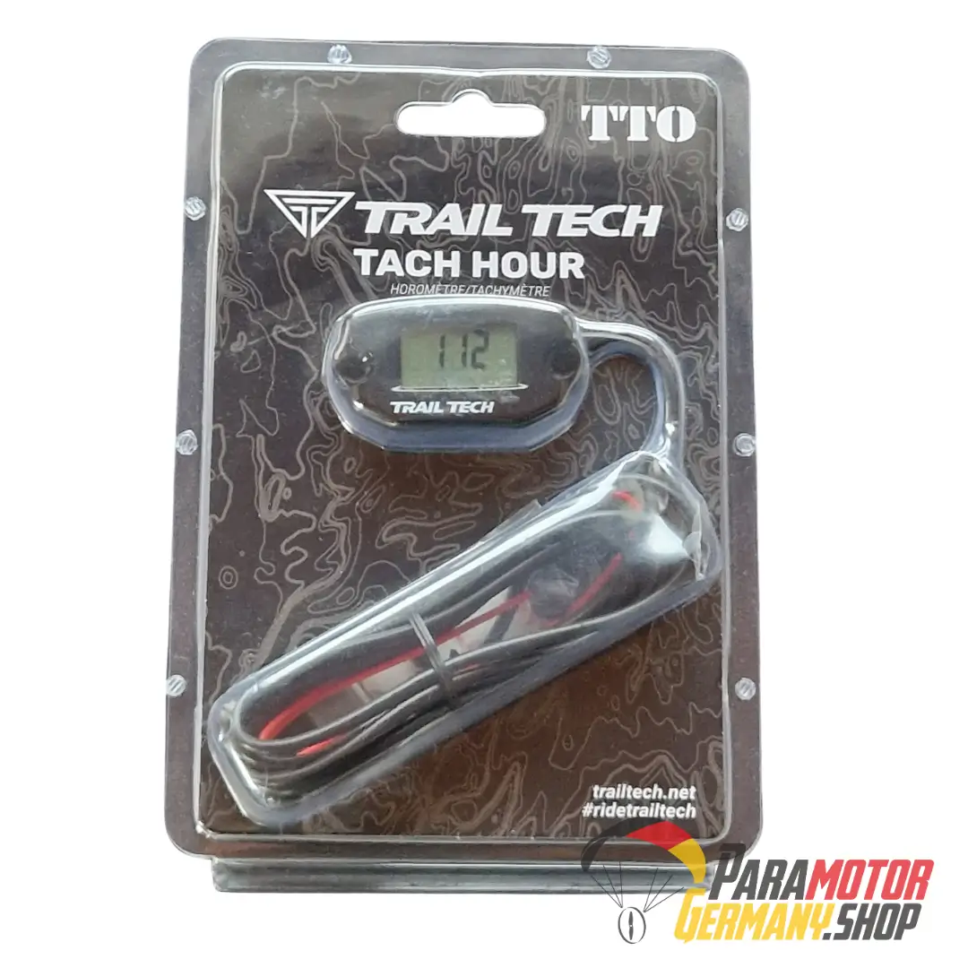 Drehzahlmesser Betriebsstundenzähler Motorschirm TTO Trail Tech