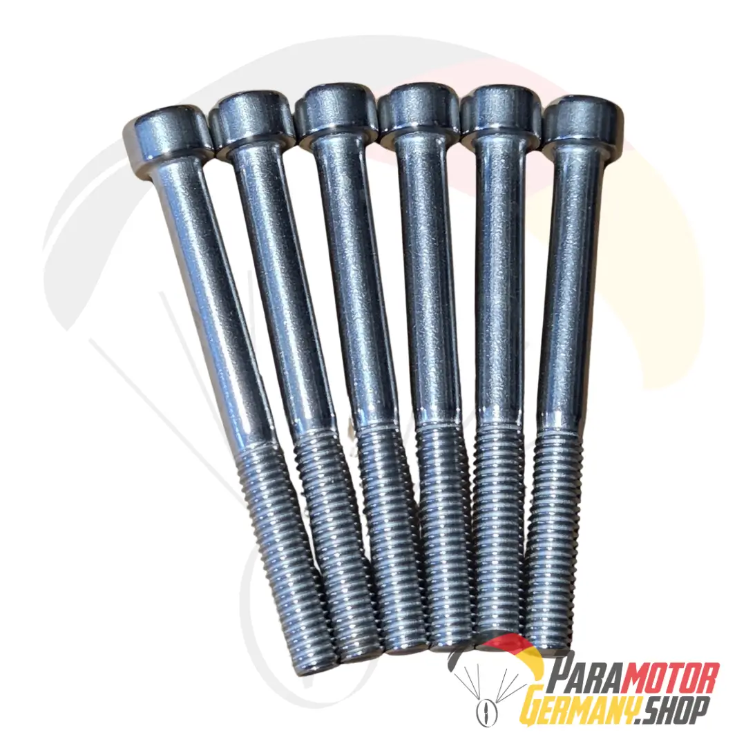 Premium Propeller Schrauben M6x60 mm Edelstahl A2 (6 Stück) | ParamotorGermany