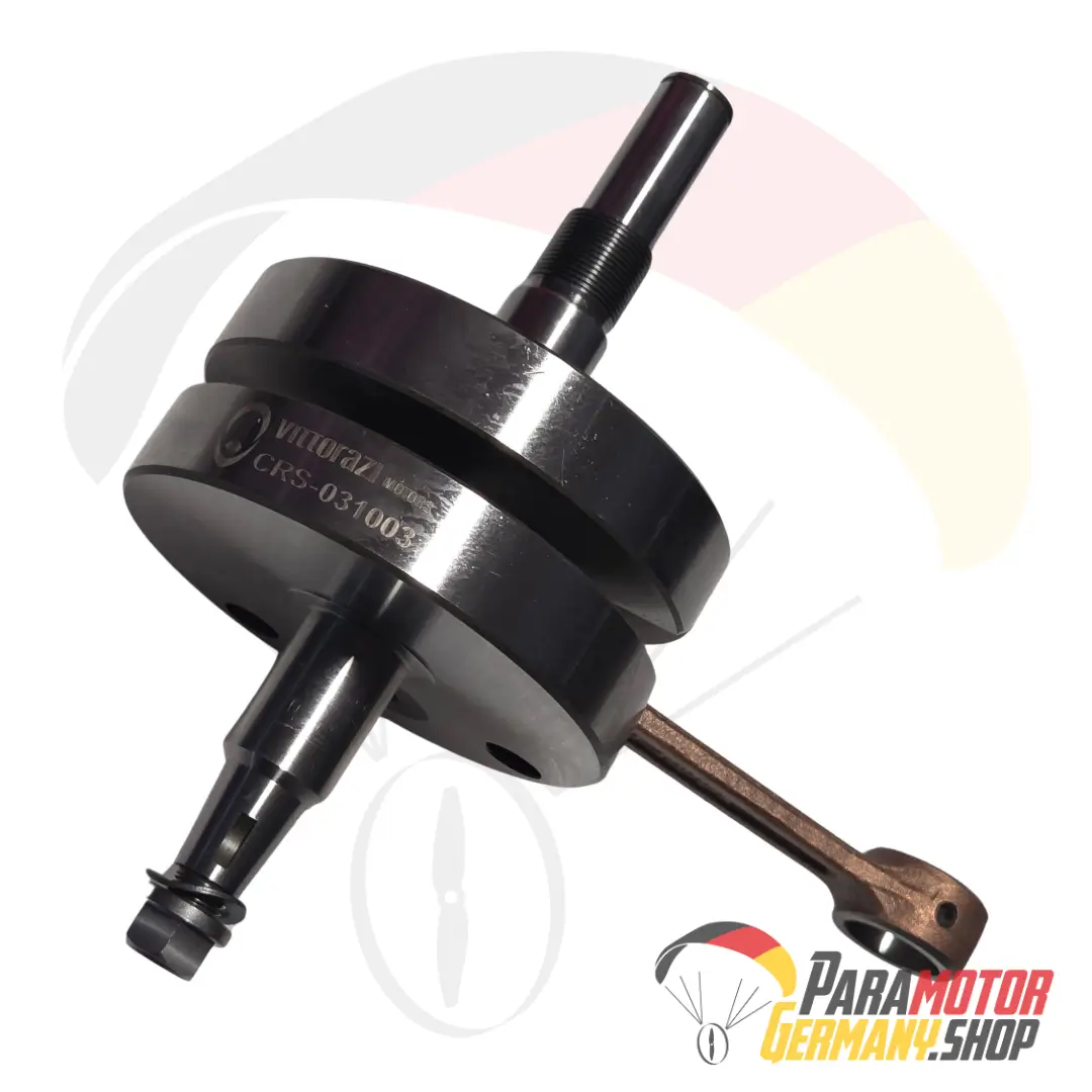 MP001 Crankshaft with push rod and Flywheel Nut 10 x 1.25 mm  | Vittorazi